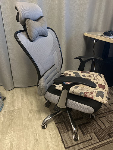 Компьютерное кресло Lody 1 серое / черное фото покупателя 16